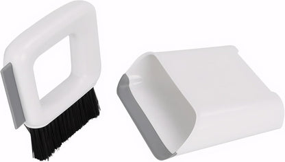 Mini Dustpan and Brush Wisp Broom and Dustpan Portable Handheld for Keyboard Bedroom Bathroom Kitchen Counter Camping Tent BBQ Table Pet(1 Set)