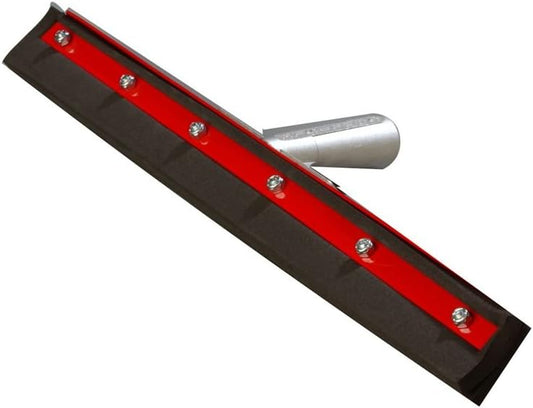 Carlisle FoodService Products Double Neoprene Floor Squeegee with Steel Frame, 1" Height, 30" Width, 12" Length, Foam Rubber, 30