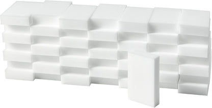 Magic Sponges Cleaning Eraser,50 Pack Melamine Sponge Foam Pads,Multi-Functional Household Cleaning Kitchen Dish Sponge for Furniture,Bathroom,Bathtub, Sink,Floor, Baseboard, Wall Cleaner