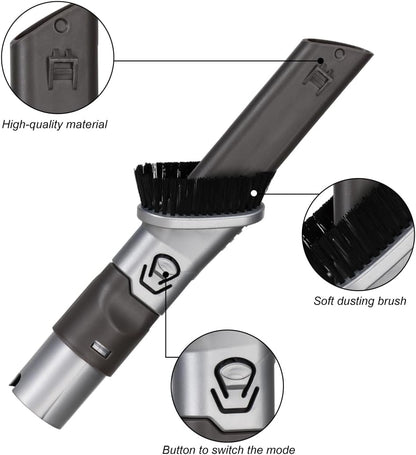 Crevice Tool Vacuum Attachments 2 in 1 Duster Crevice Tool for Shark Rotator HV300 HV320 NV680 NV600 NV340 NV800 Vacuum Cleaner