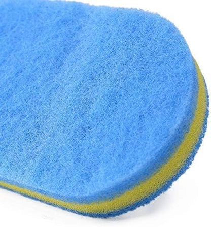 KOKSI Cleaning Brush for Bathroom Kitchen Bathtub Toilet Cleaner All Purpose Shower Sponge Scrubbing Brush with Ergonomic Handle