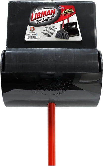 Libman 917 Lobby Broom and Dust Pan (Closed Lid)