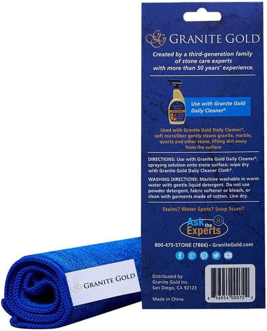 Granite Gold Daily Cleaner Spray Streak-Free Cleaning for Granite, Marble, Travertine, Quartz, Natural Stone Countertops, and Floors, 24 Fluid Ounces, 3-Pack