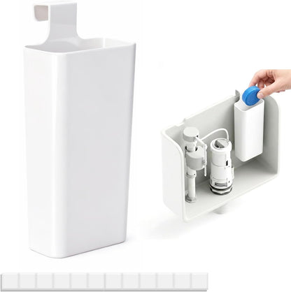 2Pcs Toilet Tank Cleaning Tablet Holder, Toilet Cleaner Tablets Buffer Box Hanging Holder Preventing Dissolved Residue From Polluting Water Tank Caddy Bowl Tablets