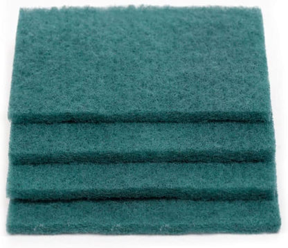 Generic Fine Multi-Scrubber, 4 Count, Heavy Duty, Utility Sponge, Green, For Glass, Plastic, Stainless Steel, Porcelain, Wood, Stone, Ceramic, Vinyl, Aluminum, Melamine