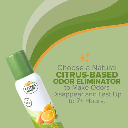 Citrus Magic Odor Eliminating Air Freshener Spray, Assorted Fragrances - Georgia Peach, Dragonfruit, Citrus and Sage, Grapefruit