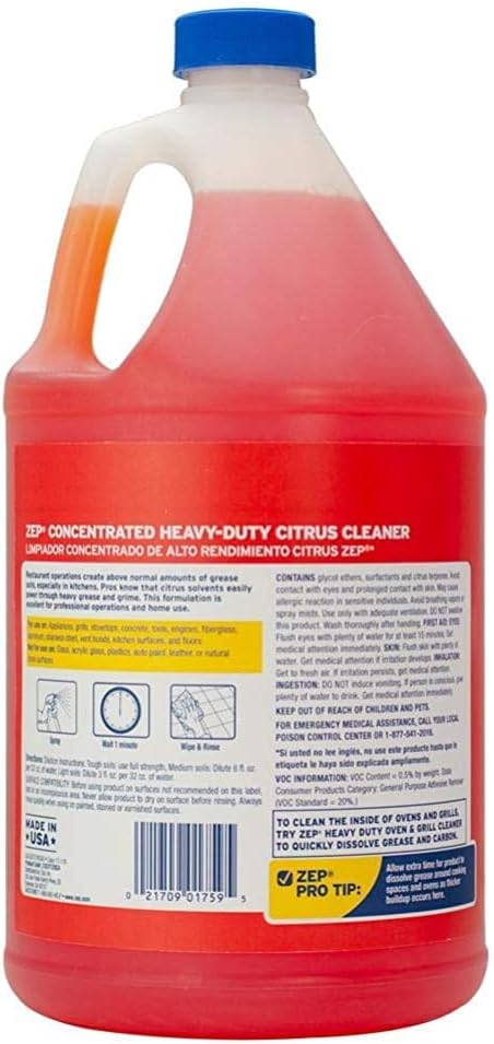 ZEP ZUCIT32CA 32 Oz Degreaser Citrus Scent