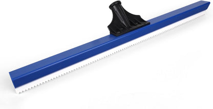 Epoxy Floor Squeegee, 16 Inch Epoxy Squeegee with 0.16 Inch Teeth Notched for Self Leveling Cement Urethane Trowel Spreader Floor Tools for Professionals Beginners