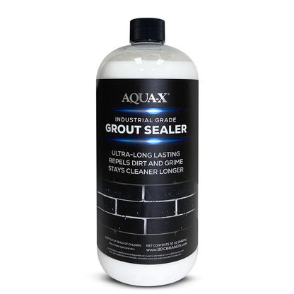 AQUA-X 16 Oz. Grout Sealer, Clear Grout and Tile Sealer, Natural Finish, Professional Grade, Indoor & Outdoor, Fast Dry and Long Lasting Protection