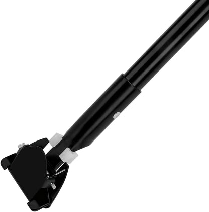 KeFanta 59 Inch Clip on Dust Mop Handle,Commercial Dust Mop Frame Handle,Heavy Duty Metal Stick Replacement for Floor Cleaning,3 Pack