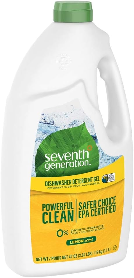 Seventh Generation Lemon Scented Automatic Dishwasher Gel ( 6x42 OZ)