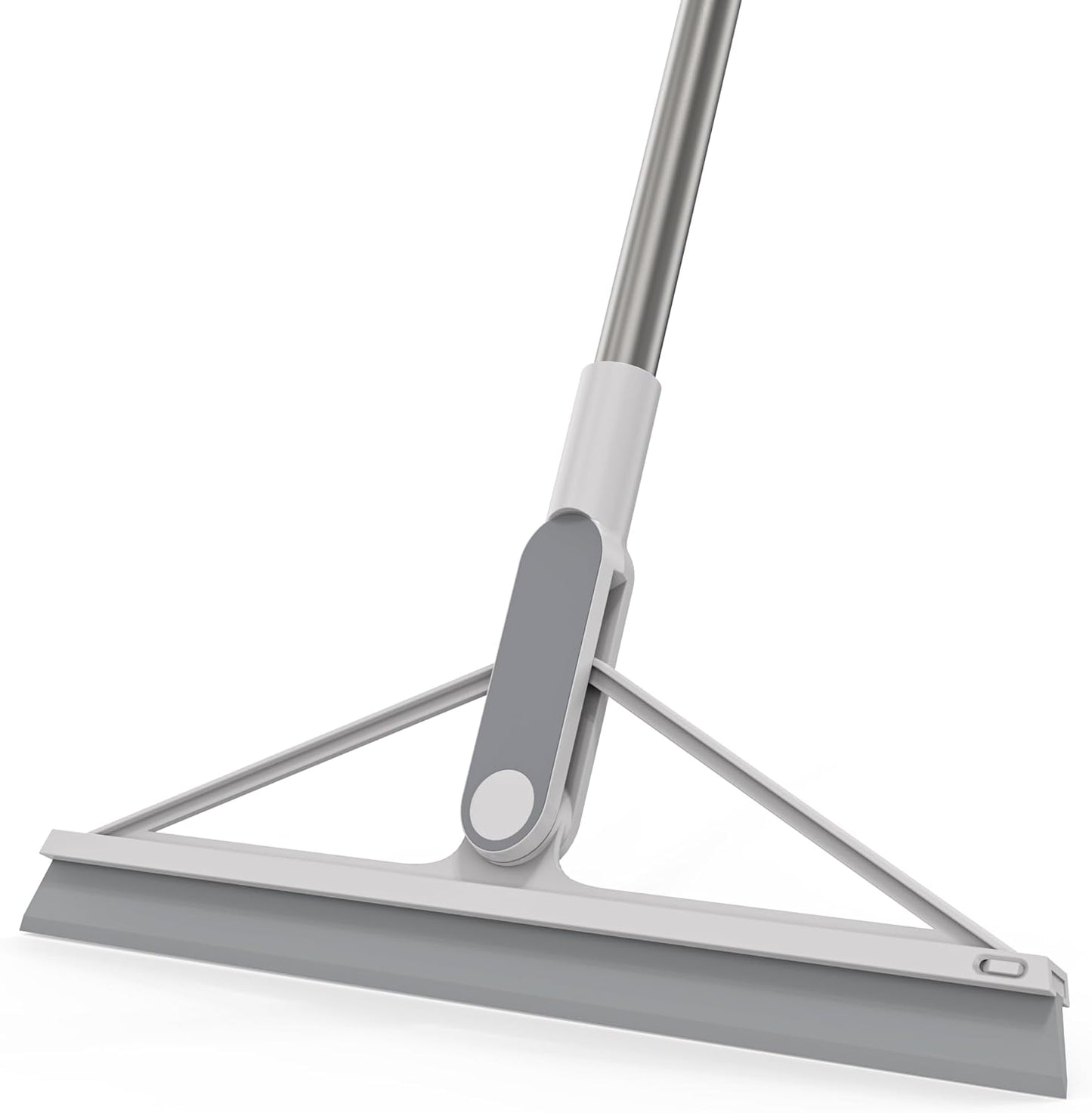 KOLLIEE Floor Squeegee Broom Rubber Window Squeegee for Floor 61" Long Handle Adjustable Floor Wiper for Concrete Tile Shower Bathroom Water