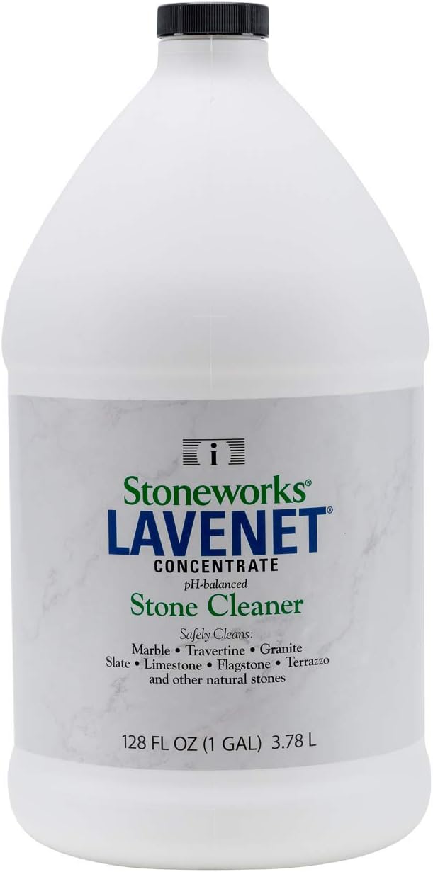 Lavenet Concentrate (1 Pint) pH-balanced cleaner for marble, granite, travertine, limestone, terrazzo, slate, flagstone and other natural stones