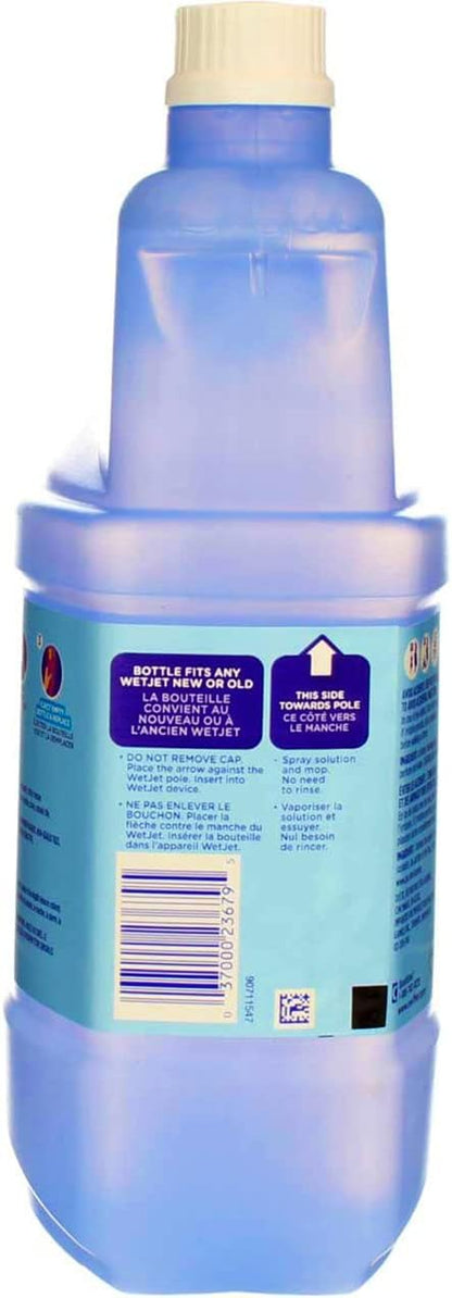 Swiffer WetJet Multi-Purpose and Hardwood Liquid Floor Cleaner Solution Refill, with Gain Scent, 42.2 fl oz each, (Pack of 2)