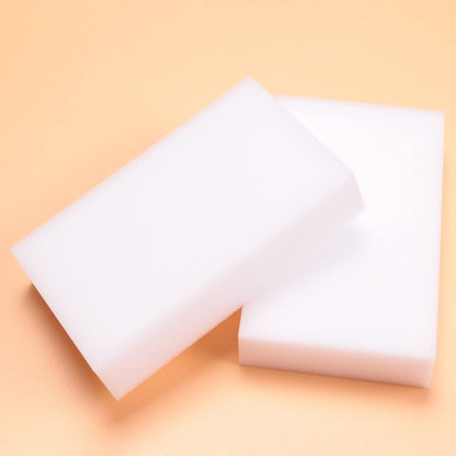 Hagsnec Melamine Sponge magical Sponge rub Melamine Cleaner Eco-Friendly white Kitchen magical Sponge rub 10 * 6 * 2 cm 100 pcs