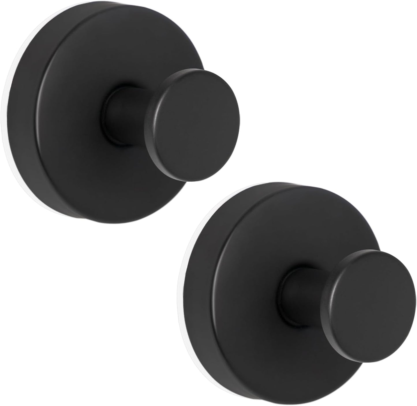 ZESLMG Adhesive Hooks for Shower, Chrome Self Sticky Hooks for Glass Window Kitchen Wall, Removable Bath Robe Loofah Door Wreath Coat Towel Hook No Damage for Hanging, 4 Pack