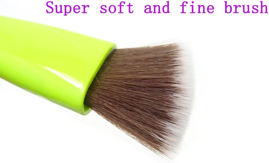 yueton Double Ended Portable Cleaning Brush Mini Hand Held Magic Brush Duster for House, Car, Office (Black)