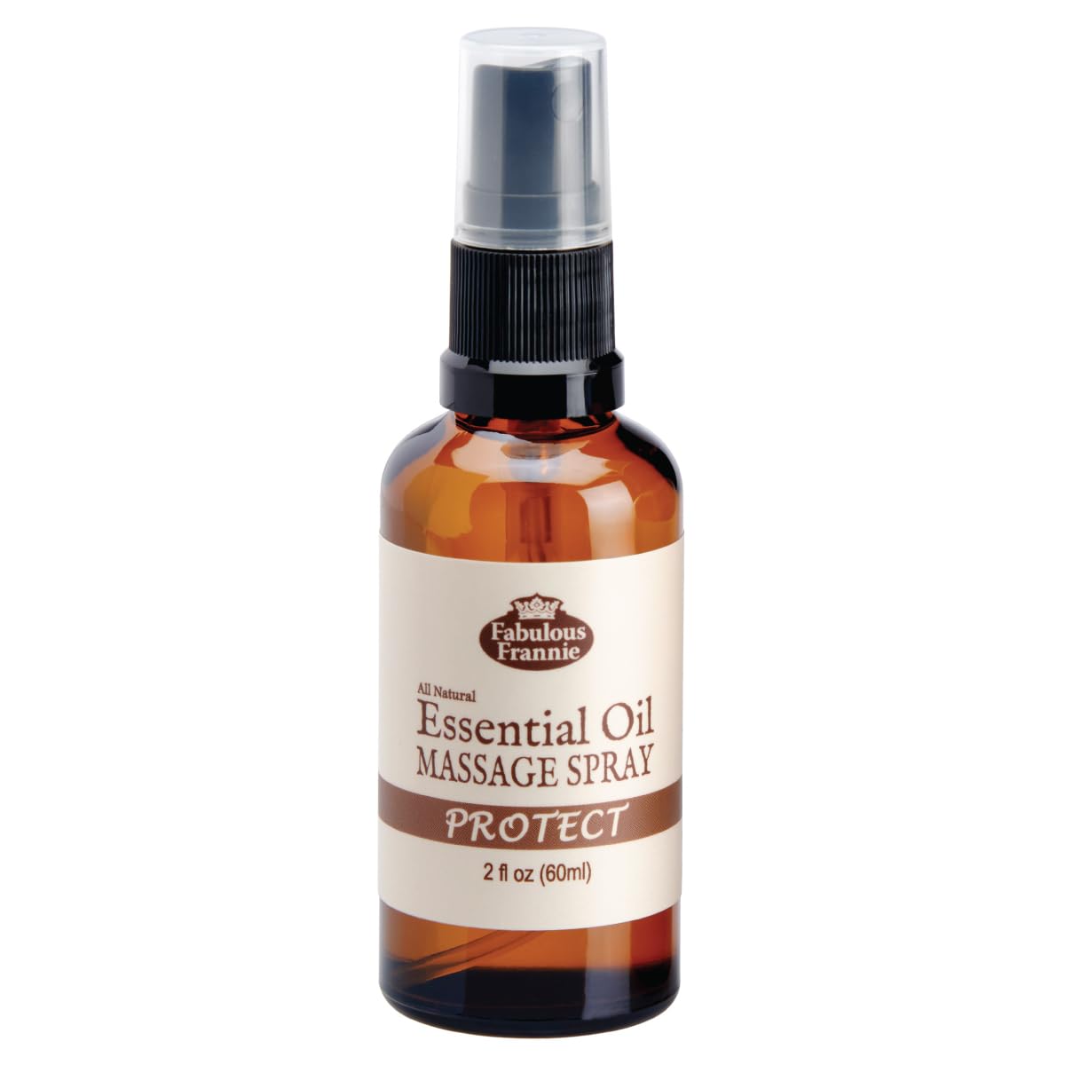 Fabulous Frannie Bug Away Healthy Massage Spritz Made with Carrier Oils and Citronella, Lavender, Eucalyptus and Lemongrass Essential Oils 2oz