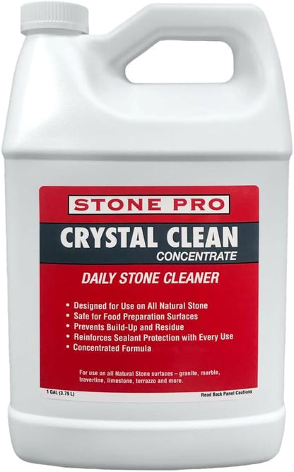 Stone Pro Crystal Clean - Surface Cleaner & Sealer, Ready to Use 32 oz.
