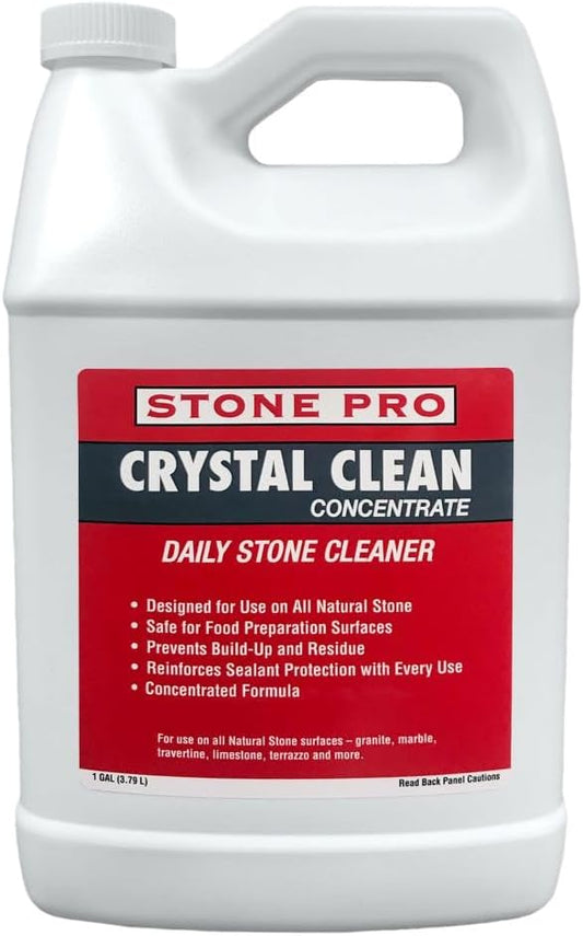 Stone Pro Crystal Clean - Surface Cleaner & Sealer, Ready to Use 32 oz.