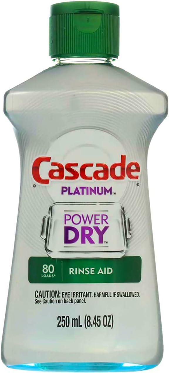 Cascade Platinum Power Dry Dishwasher Rinse Aid, 30.5 fl oz