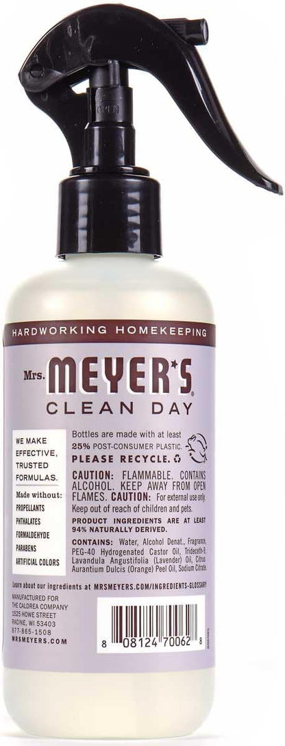 MRS. MEYER'S CLEAN DAY Room Spray, Lemon Verbena Scent, 8 Fl Oz Bottle