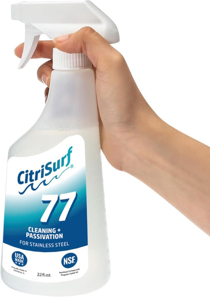 CitriSurf® 77 Stainless Steel Passivation Cleaner – Commercial Grade (22 ounce)