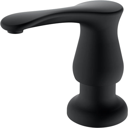 GAGALIFE Kitchen Sink Soap Dispenser Brushed Nickel, Under Sink Soap Dispenser with 40" Silicone Extension Tube Kit,Say Goodbye to Frequent Refills