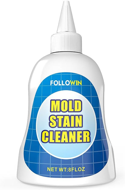 FOLLOWIN Mold and Mildew Remover Gel, Household Stain Cleaner for Washing Machine Seal, Bathroom Grout, Shower Tile, Kitchen Sink, Silicone Caulk - Non-Drip, Deep-Penetrating Formula, 16 oz