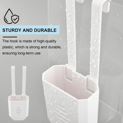 Toilet Tank Tablet Holder, 3.7 x 2.9 x 0.7 Inch Hanging Toilets Bowl Tablet Holder, Toilet Tank Bleach Tablets Bracket (1 pcs)