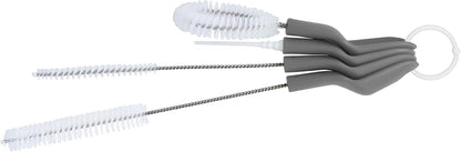 Full Circle Little Sipper, Bottle and Straw Cleaning Brush Set, Sizes for Both Narrow & Wide Straws, Green