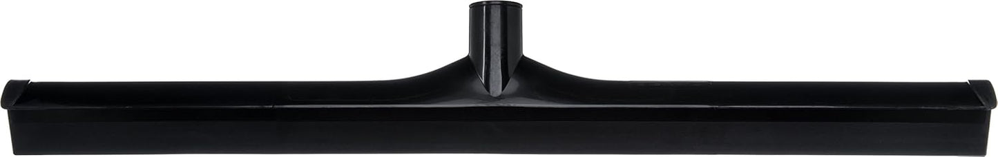 SPARTA 3656803 Plastic Floor Squeegee, Shower Squeegee, Heavy Duty Squeegee With Rubber Blade For Windows, Glass, Shower Doors, Floors, Windshields, 24 Inches, Black