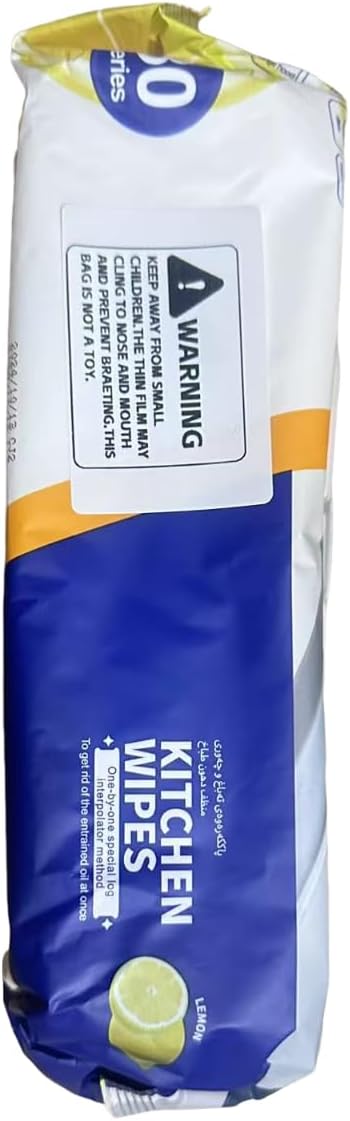 CleaningWipes for Microwaves and Cooktops, Easily Removes Food and Grime Buildup, Great for Home and Kitchen Use - 80 Count,Professional Grade Heavy-Duty Cleaning，Convenient Stove Cleaner