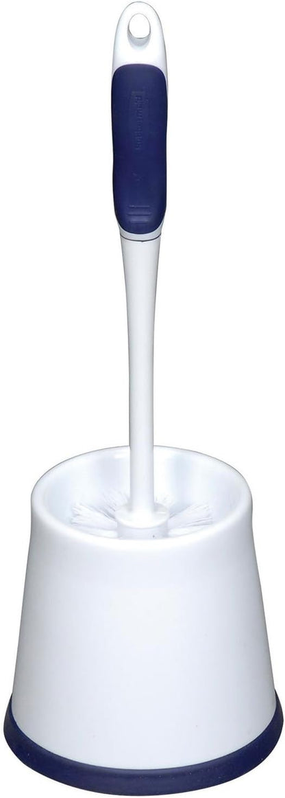 Rubbermaid Toilet Bowl Brush with Caddy Holder, with Caddy Holder, Cobalt Blue (FG6B9204COBLT)
