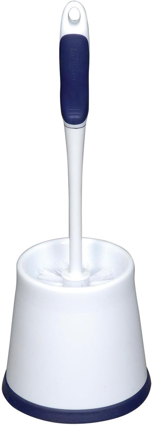 Rubbermaid Toilet Bowl Brush with Caddy Holder, with Caddy Holder, Cobalt Blue (FG6B9204COBLT)