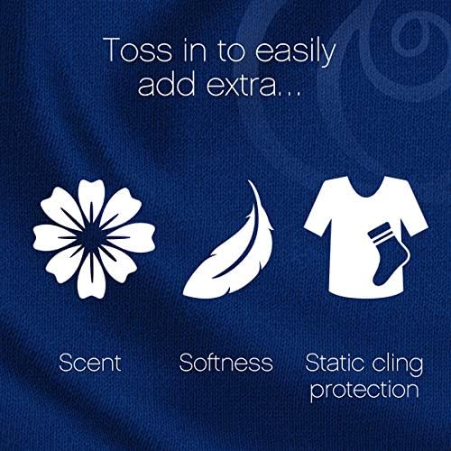 Downy Calm Mega Dryer Sheets, Large Fabric Softener Sheets for Laundry , Static Guard & Softness Boost, Laundry Dryer and Fabric Sheets, 180 Count