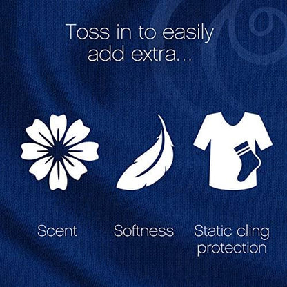 Downy Calm Mega Dryer Sheets, Large Fabric Softener Sheets for Laundry , Static Guard & Softness Boost, Laundry Dryer and Fabric Sheets, 180 Count