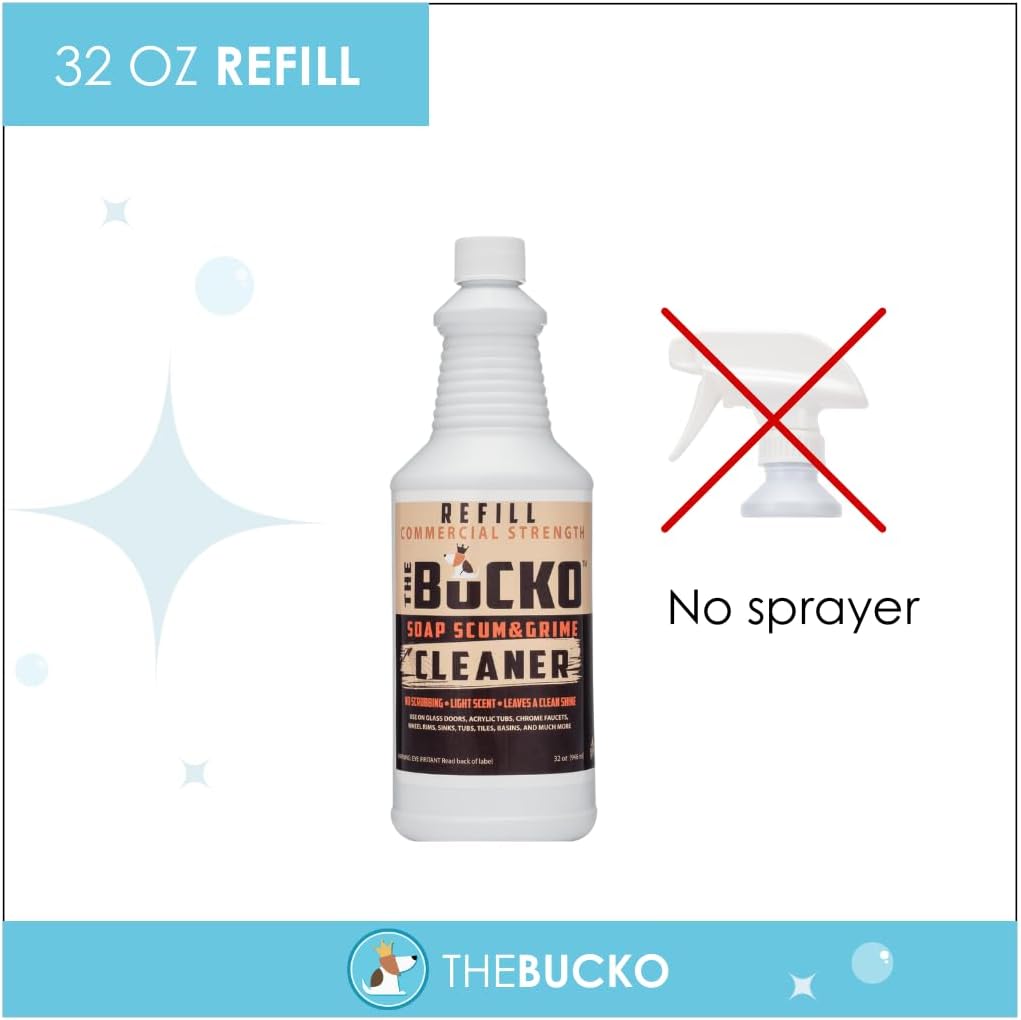 Soap Scum and Grime Cleaner (32oz + Sprayer)