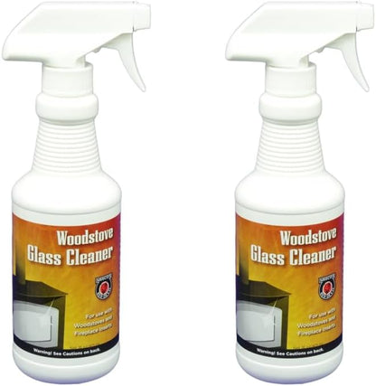 MEECO'S RED DEVIL 701 Wood Stove Glass Cleaner - Removes Creosote, Soot & Smoke from Wood, Pellet, Coal Stoves & Fireplace Inserts (16 fl oz) - Made in the USA