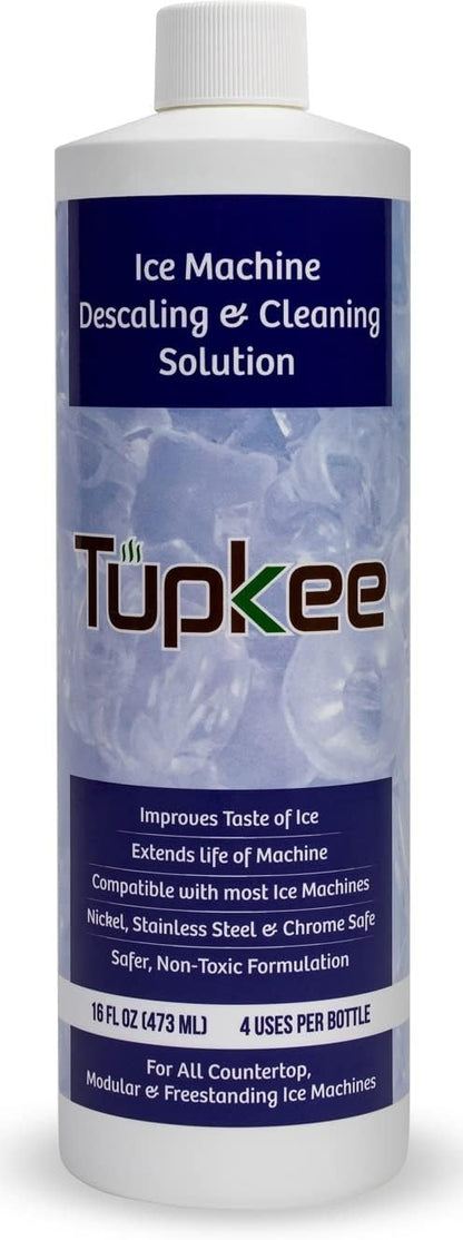 Ice Machine Cleaner Nickel Safe - 16oz, Compatible for Affresh, Whirlpool 4396808, Manitowoc, Kitchenaid, Scotsman Ice Maker Cleaner Descaler - Pack of 4