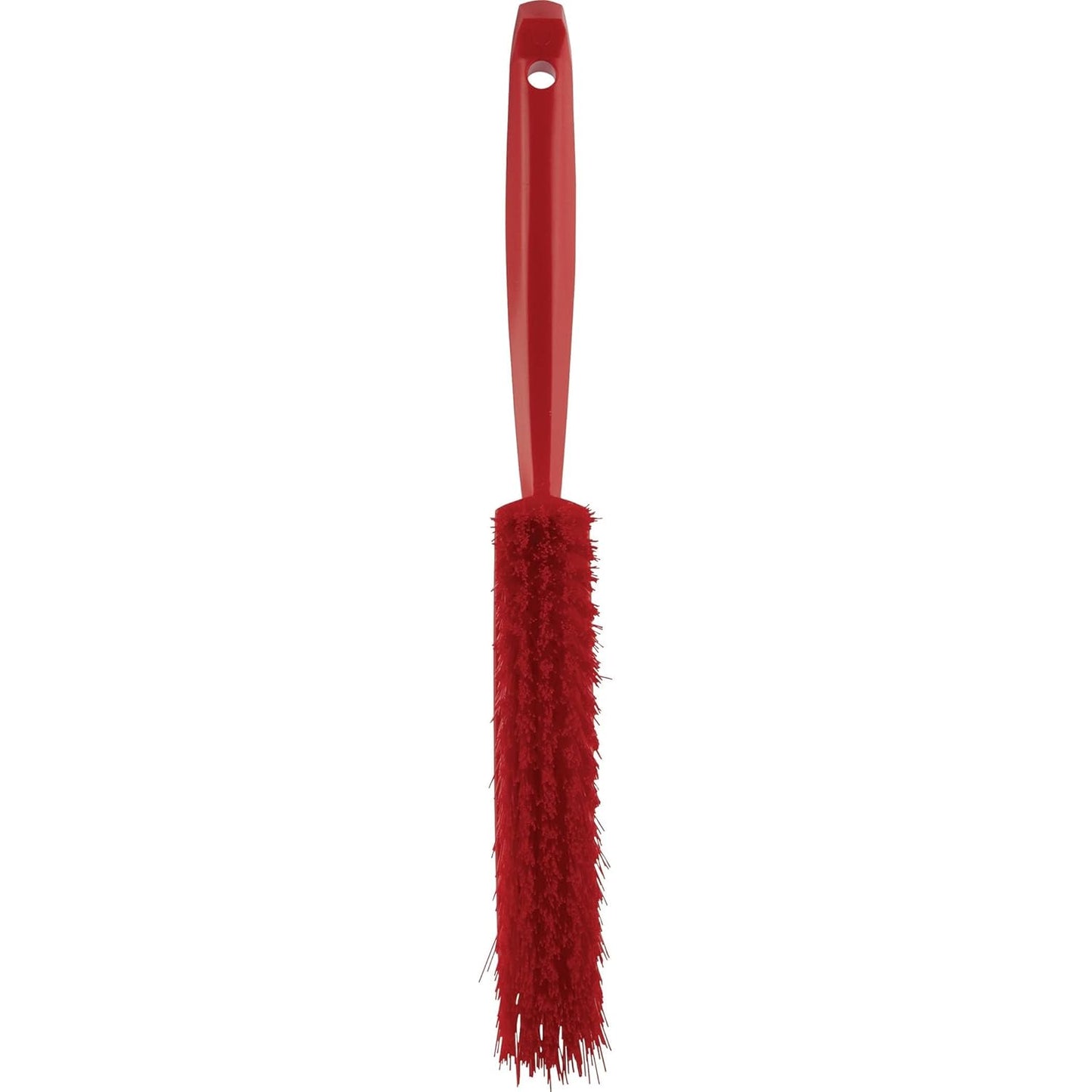 Vikan 45894 Bench Cleaning Brush, Polypropylene/Polyester Medium Bristle Dustpan Brush & Sweeper, 14 Inch, Red