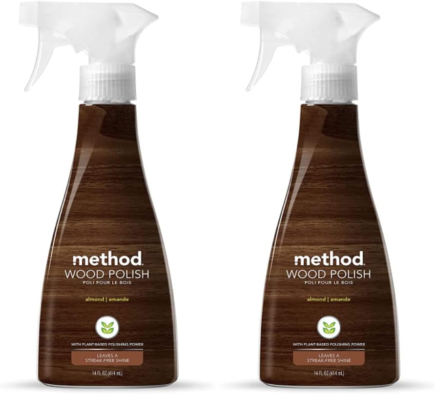 Method Wood Polish, Almond, 14 Ounces, (2 Pack)