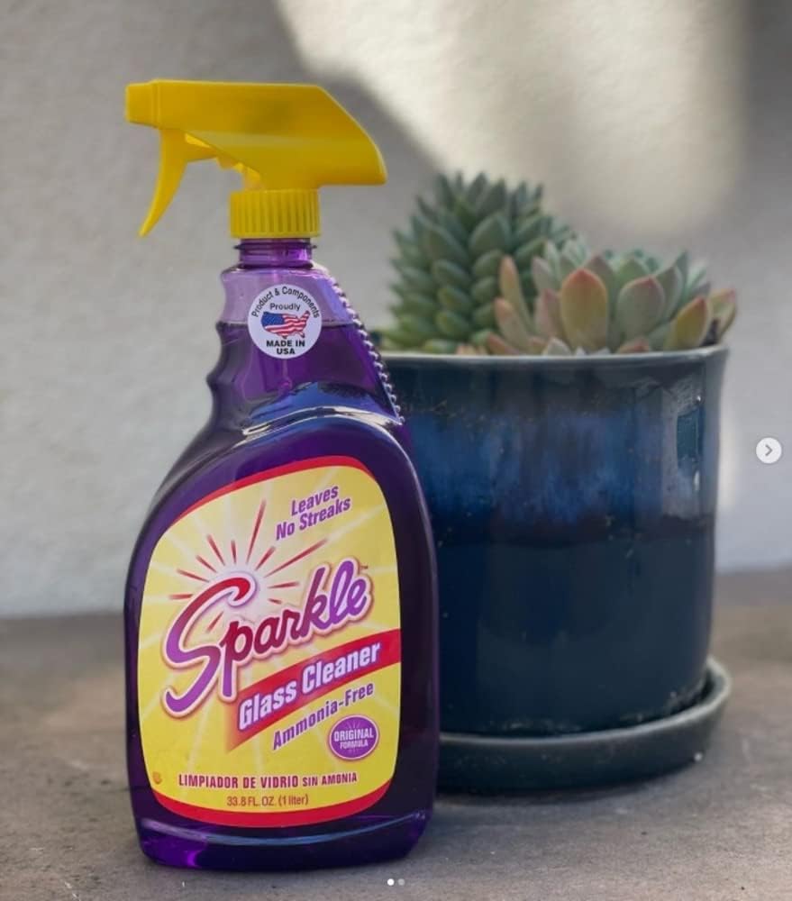 Sparkle Glass Cleaner, Ammonia-free, 33.8 oz. (Pack of 1)