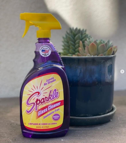 Sparkle Glass Cleaner, Ammonia-free, 33.8 oz. (Pack of 1)