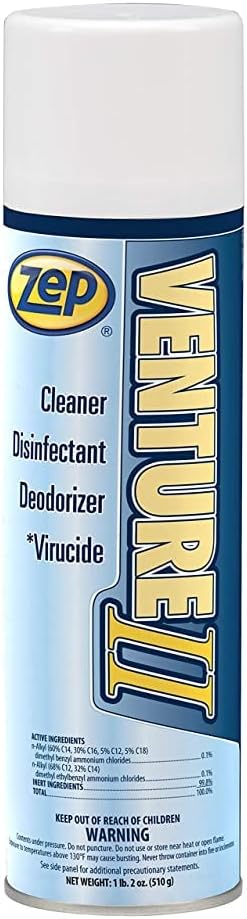 Zep Venture II Disinfectant Spray - 20 oz (Case of 12) 601 - EPA Approved Virucidal