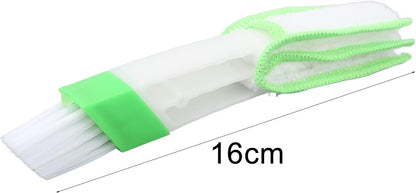 AMAKO Car Vent Cleaner Mini Duster: Car Air Vent Cleaner and Brush - Car AC Cleaner Cleaning Cloth Tool for Keyboard Window Leaves Blinds Shutter