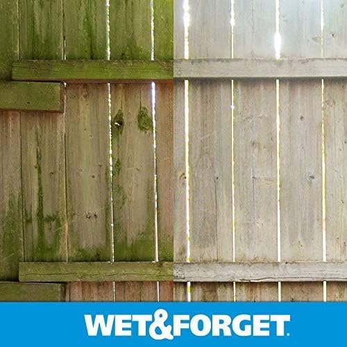 Wet & Forget Moss, Mold, Mildew, & Algae Stain Remover Multi-Surface Outdoor Cleaner Concentrate, Original, 128 Fluid Ounces