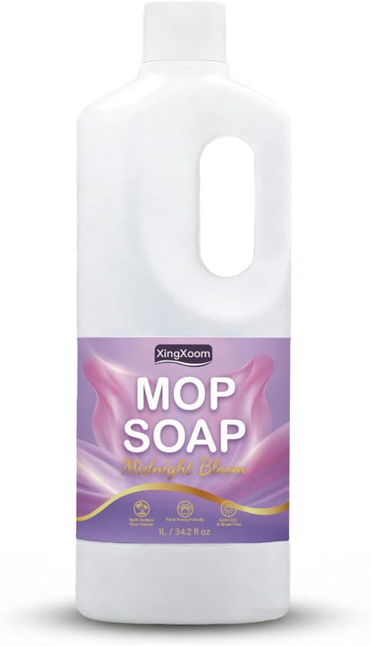 Scented Mop Soap - Premium Floor Cleaner Concentrate for Tile, Wood & Laminate, Streak-Free Low Foam Mopping Solution, Luxury Home Aromatherapy, 1L / 34.2 fl oz (Twilight Mist)