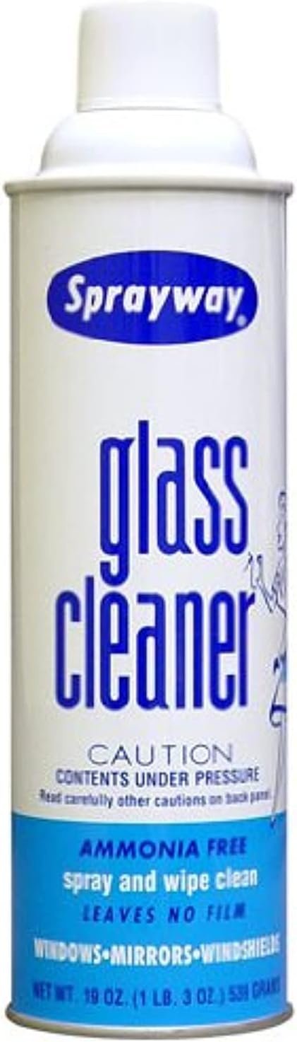 Sprayway Glass Cleaner Aerosol Spray Clean Fresh Scent