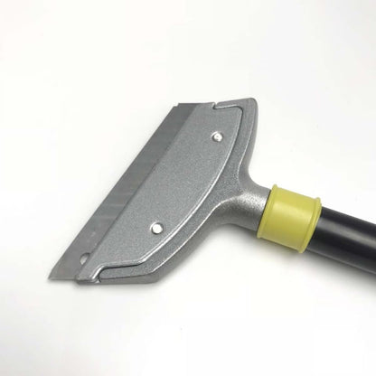FOMIYES Heavy-Duty Glass Cleaning Scraper Tool Ergonomic Cooktop and Window Cleaner with Ribbed Control for Safe Use for Stovetop Tiles and Adhesive Removal